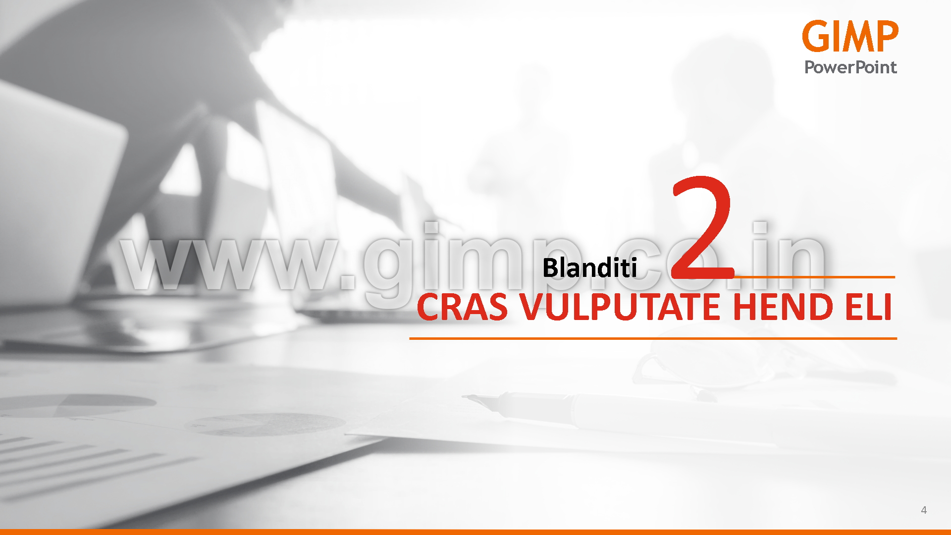 Slide made using systematic template