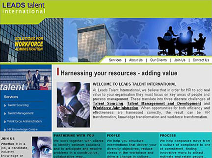 Web development for Placement Company