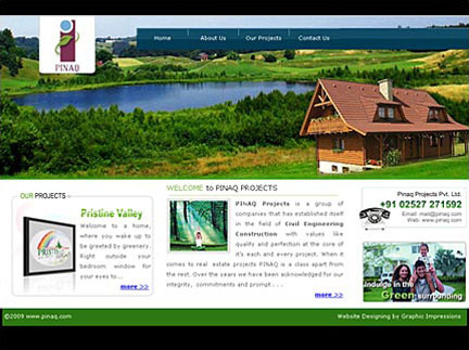 Web Development of Real Estate Developer