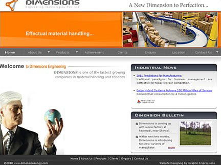 Corporate Web Design of a Technology Company