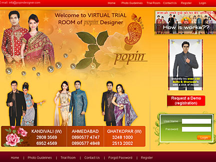 Online Store for Costumes on Hire
