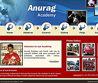 Web development for Science Academy